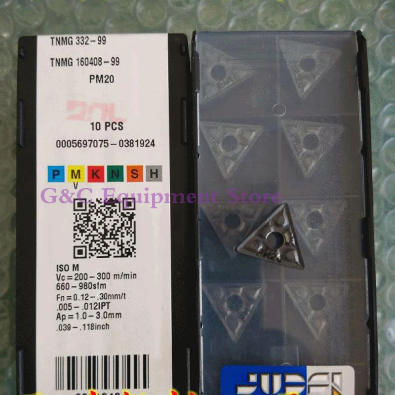 

NEW ORIGINAL CNC TOOL LATHE TOOL TNMG160408-99 PM20 REPLACE TNMG160408-TF TNMG160408-DF IC907 CARBIDE INSERTS