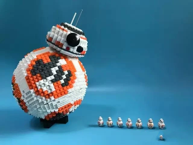 

2069PCS Star and UCS Wars The BB-8 Model Building Bricks Set Astromech Droid Compatible Lepins Figures Toys