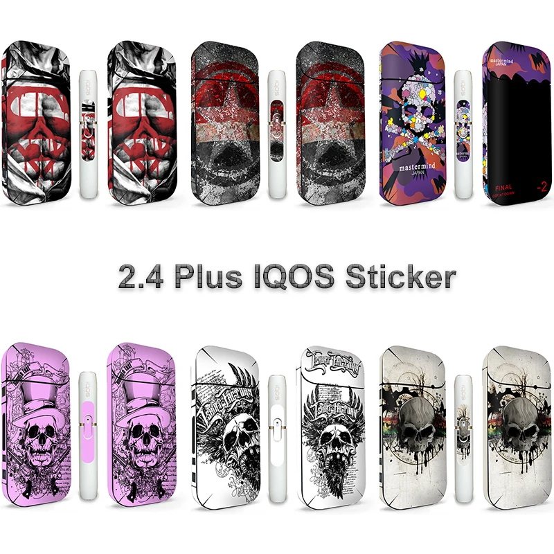 

Cool Design Stickers For 2.4 Plus 3M Printing Label PVC Material Antiscratch Decorative Decal For iqos