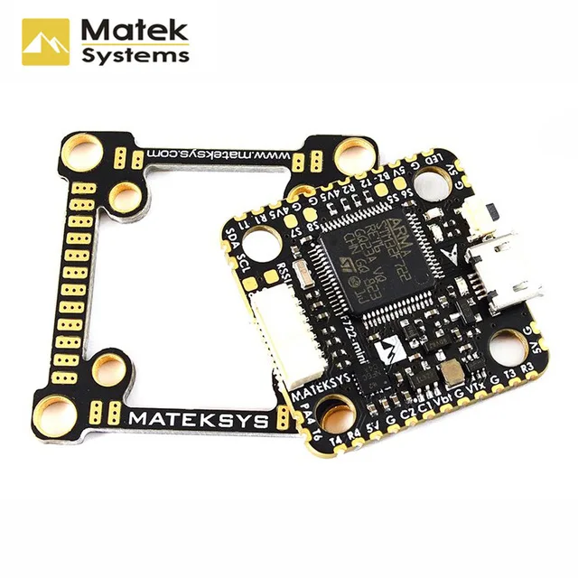 Matek System F722-Mini OSD Dual Gyro/Acc 32M Flash 5 V/2A BEC Контроллер полета для радиоуправляемых дронов