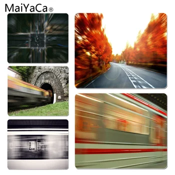 

MaiYaCa Speeding passing by the view mouse pad gamer play mats Size for 25X29cm Gaming Mousepads