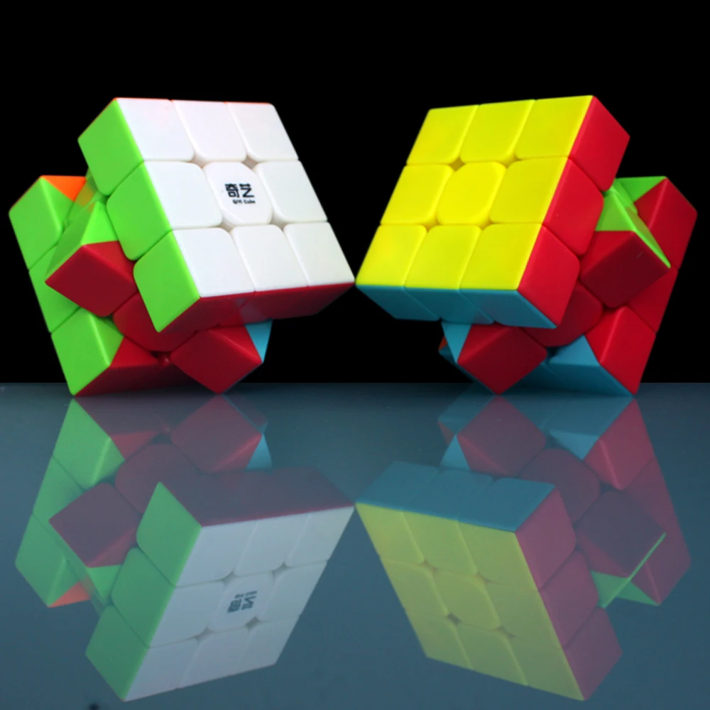 

2PCS QiYi Warrior W 3x3x3 Pazzle Cubos Professional Magic Cube Puzle 3*3*3 Speed Puzzle Cube 5.7CM Puzzel Speedcube for Children