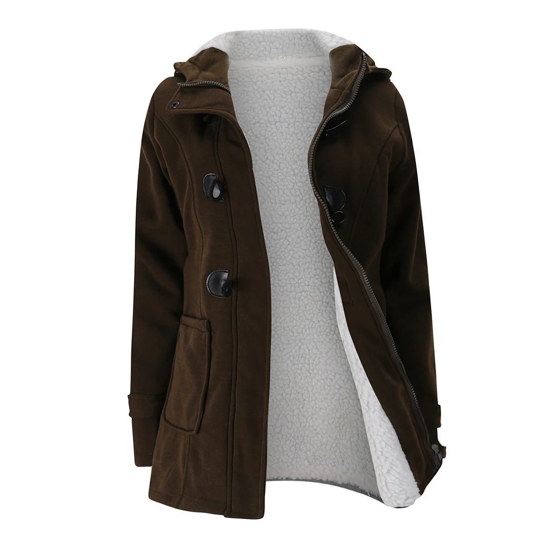 GOVOW Winter Outdoor Jackets for Men Autumn Warm Thickened Jacket Fleece Coat Top GOVOW Winter Outdoor Jackets for Men Autumn Warm Thickened Jacket Fleece Coat Top
