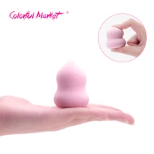 2017 Hot Sale Superior Quality Gourd Shape Multi function Beauty Makeup Sponge Cosmetic Foundation Smooth Colorful