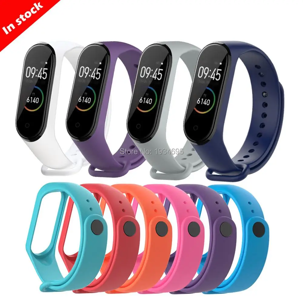 Sport Mi Band 4 Strap wrist strap for Xiaomi mi band 4 sport Silicone