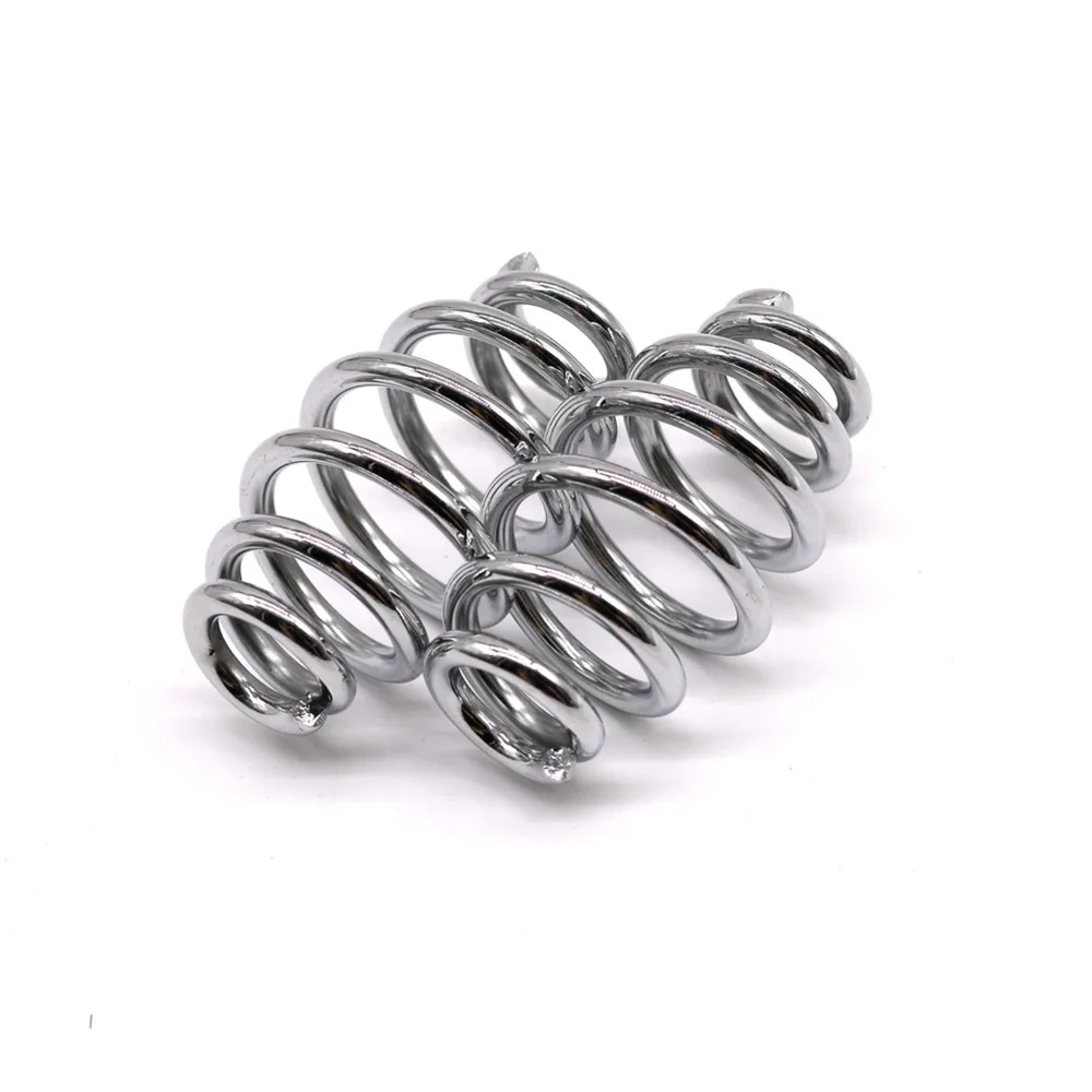 НОВЫЙ Chrome 3 &quotБаррель Спиральный Solo-спрингс Сидений Для Harley Chopper Bobber Softail Кафе Racer