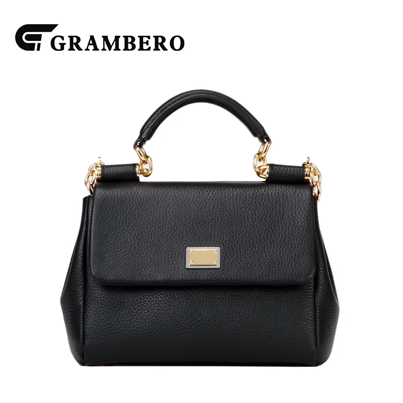 

Europe Style Vintage Small Handbag Top Leather Solid Color Hasp Shoulder Crossbody Bags Women Banquet Fashion Top-handle Bags