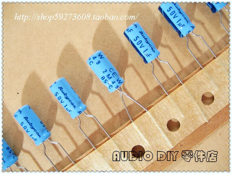 

30PCS Rubycon Old Sky Blue TWSS (CEW) series 1uF/50V electrolytic capacitors free shipping