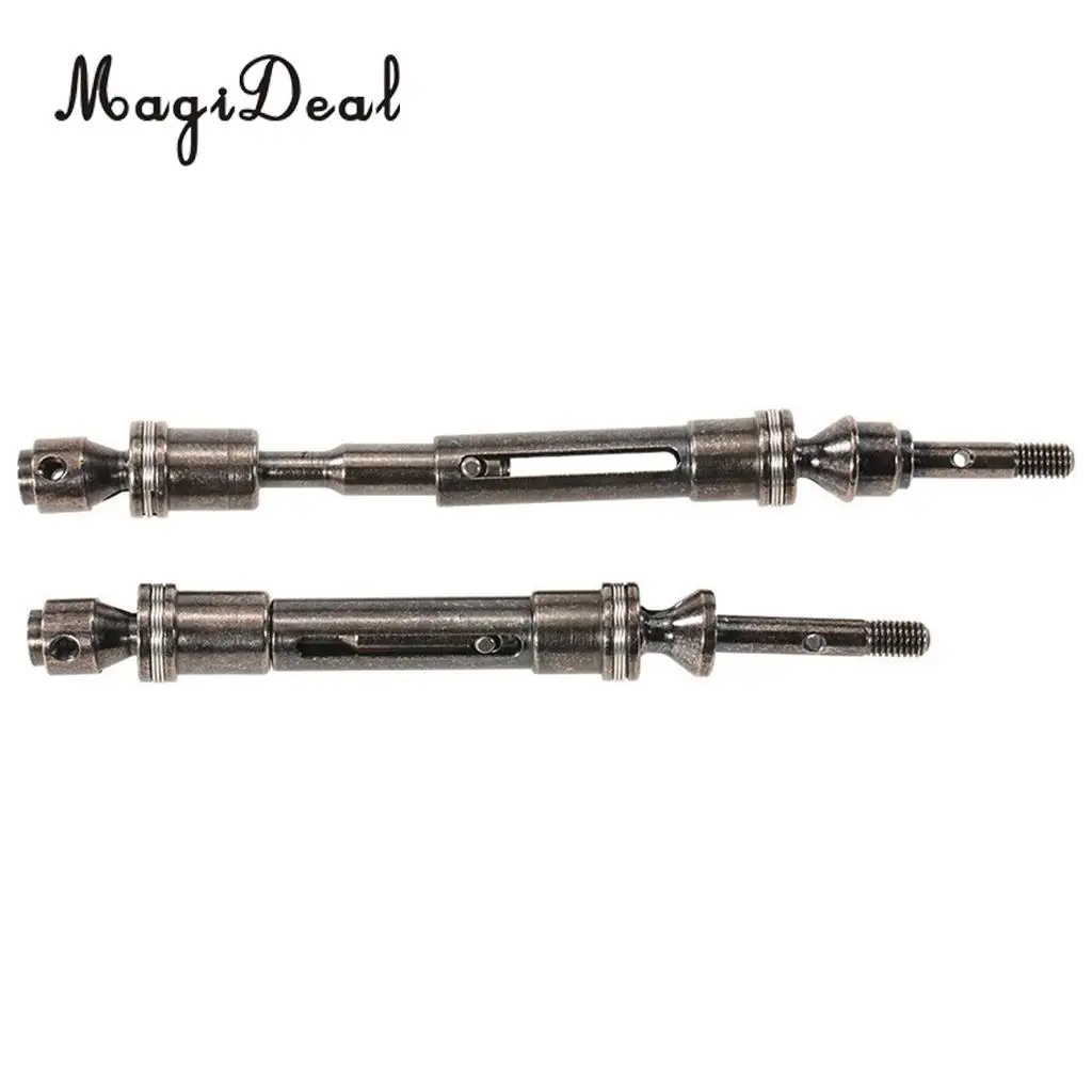 MagiDeal 4x Aluminum Alloy Front Rear Universal Drive Shaft Dogbone for Traxxas Slash 1/10 SLA017 4X4 HQ727 Short Truck  3Kinds