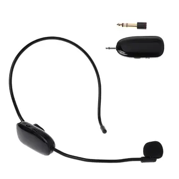 

New UHF Wireless Microphone Professional Head-wear Mic for Voice Amplifier Computer