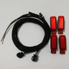 DAZOO 4 pcs OEM Porta Luz De Advertência Do Painel com a linha Para Octavia A3 S3 A4 A5 A6 A7 A8 Q3 q5 8KD TT 947 411