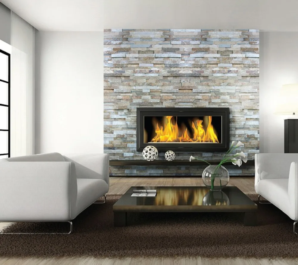 

Inno-living 72 inch linear fireplace electronic ethanol burner with remote control
