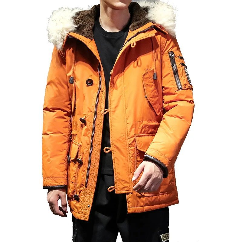 2019 Japanese men long original casual down jacket winter Down coat men