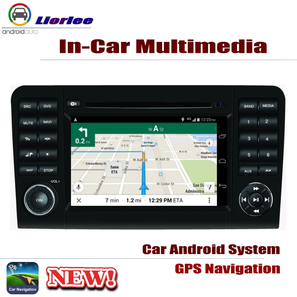 Clearance For Mercedes Benz GL X164 2007-2012 Car Android Player DVD GPS Navigation System HD Screen Radio Stereo Integrated Multimedia 2