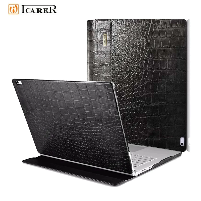 Чехол из натуральной крокодиловой кожи для microsoft I7 cpu Version Surface Book2 13,5 Surface Book 2 Tablet Laptop Sleeve Stand Чехол