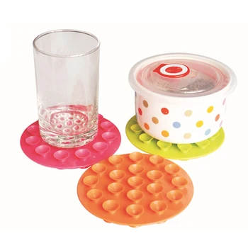 

Lovely 1Pc Baby Feeding Bowl Cup Anti Slip Placemat Double Sided 19 Suction Sucker Mat Pads Tableware Fixed Non Slip