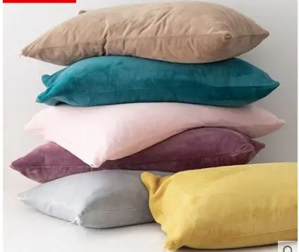 

Milk velvet pillowcase Warm coral fleece flannel pillowcase single 48x74cm pair