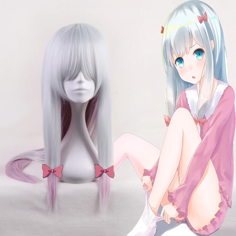 

Anime Eromanga Sensei Cosplay Wigs Sagiri Izumi Cosplay Hair Wig Heat Resistant Synthetic Wig Halloween Party Women Cosplay Wigs