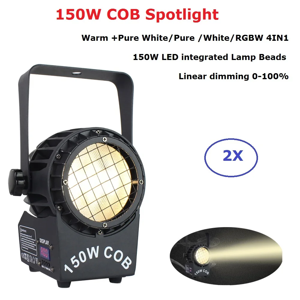 

Mini LED 150W COB LEDS LED Stage Light Effect 6000K Spotlight LED Flashlight For Wedding Stage Party Night Club Light Home Disco