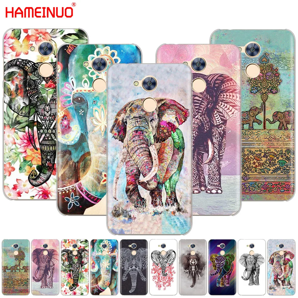 

HAMEINUO Totem Elephant Aztec indian Flower Cover phone Case for Huawei Honor 10 V10 4A 5A 6A 7A 6C 6X 7X 8 9 LITE