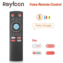 T1 голосовой пульт дистанционного управления 2,4G Air mouse G10 гироскоп для Google Play Netflix Youtube Tx6 T95 max Q plus X88 Pro A95X F2 Tv Box