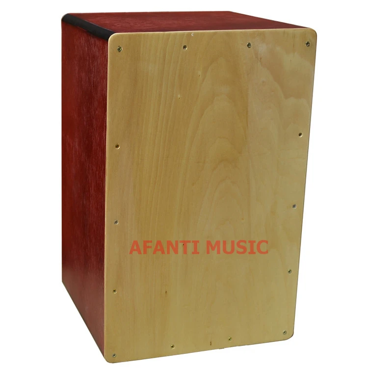 Afanti музыка липа/натуральный cajon барабана (KHG-177)