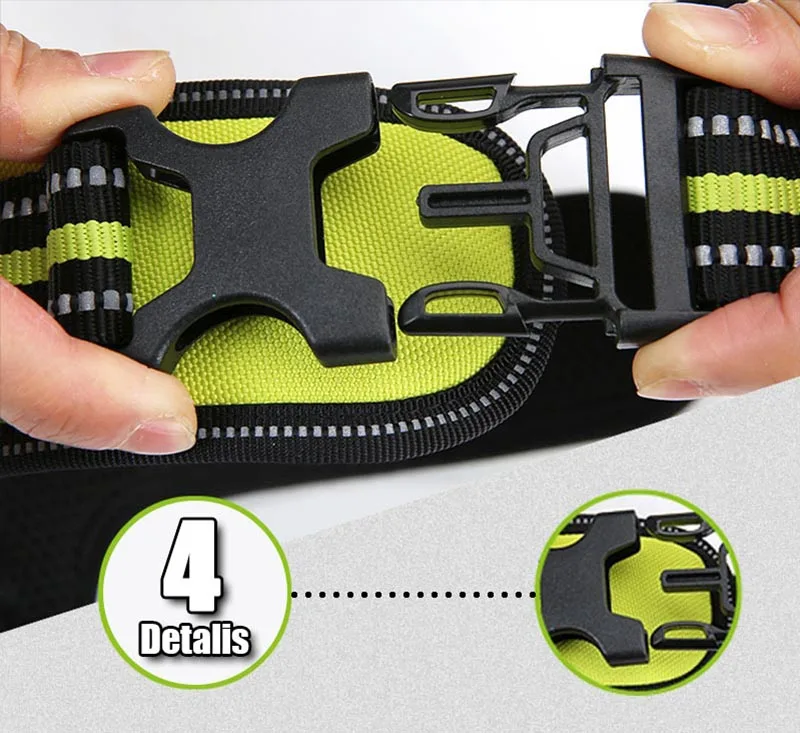 MySudui Truelove No Pull Dog Harness Dog Pet Harness Vest Large Small Harness Vest Adjustable Safety Walking Harness For Dog (9)
