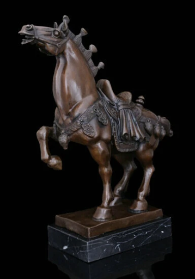 

Art Deco Sculpture War Horse Steed Bronze Statue R0712