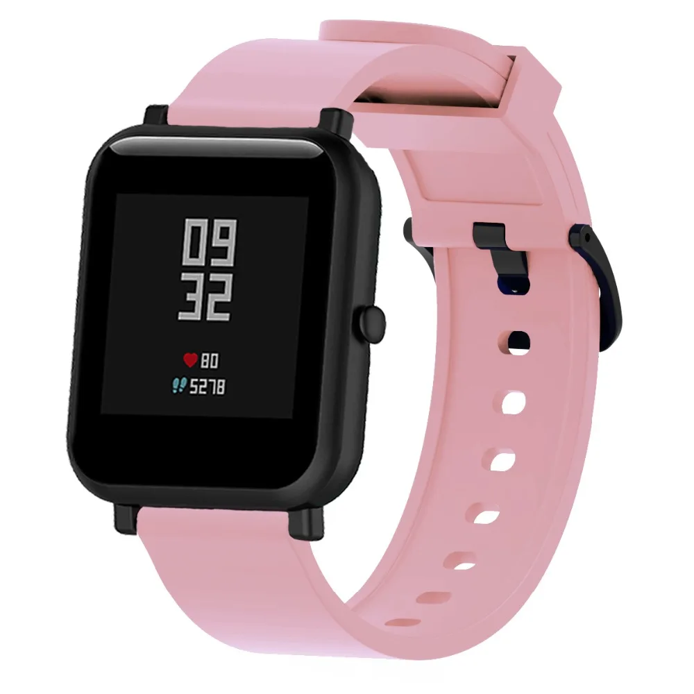 For Xiaomi Amazfit Bip Strap Watch Band For Garmin Vivoactive3/Vivomove HR  20mm Silicone Wrist Straps Replacement Bands Bracelet|Smart Accessories| -  AliExpress