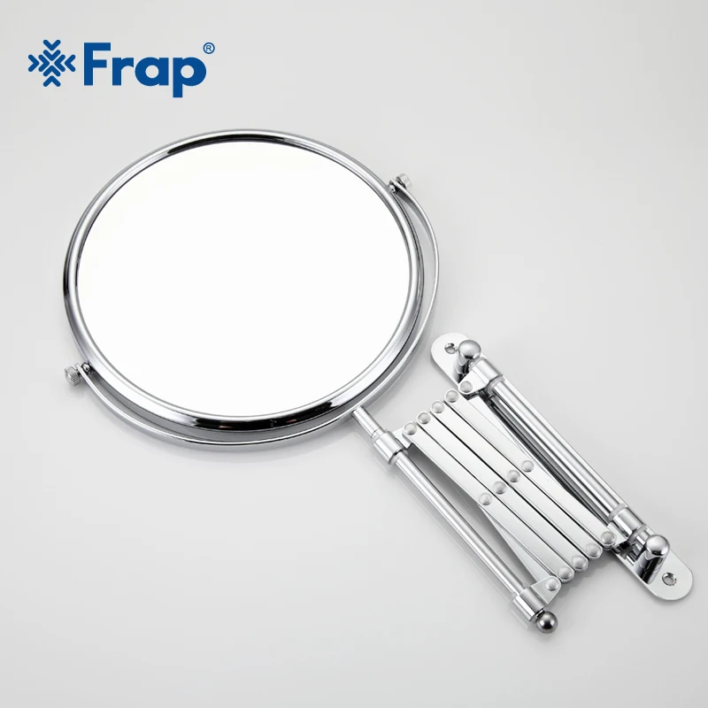  Frap Wall Mounted Makeup Mirror Professional Vanity Mirror Adjustable Countertop 180 Rotating Free 