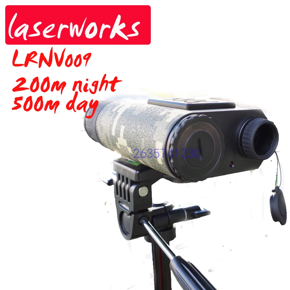 Handheld rangefinder 500m Laser range finder IR Lighting Monocular