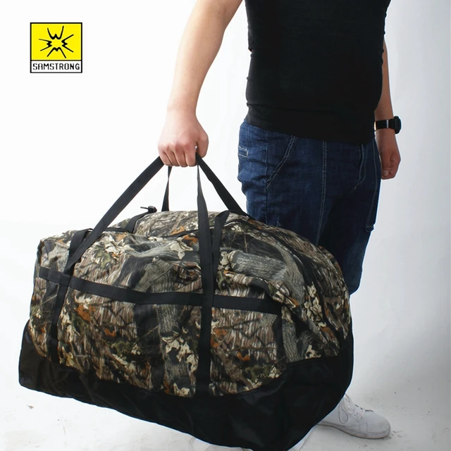 Samstrong Tote 80l Outdoor Carry Bag Handbag Self Driving Samstrong Tote 80l Outdoor Carry Bag Handbag Self Driving Consignment Luggage Army Large