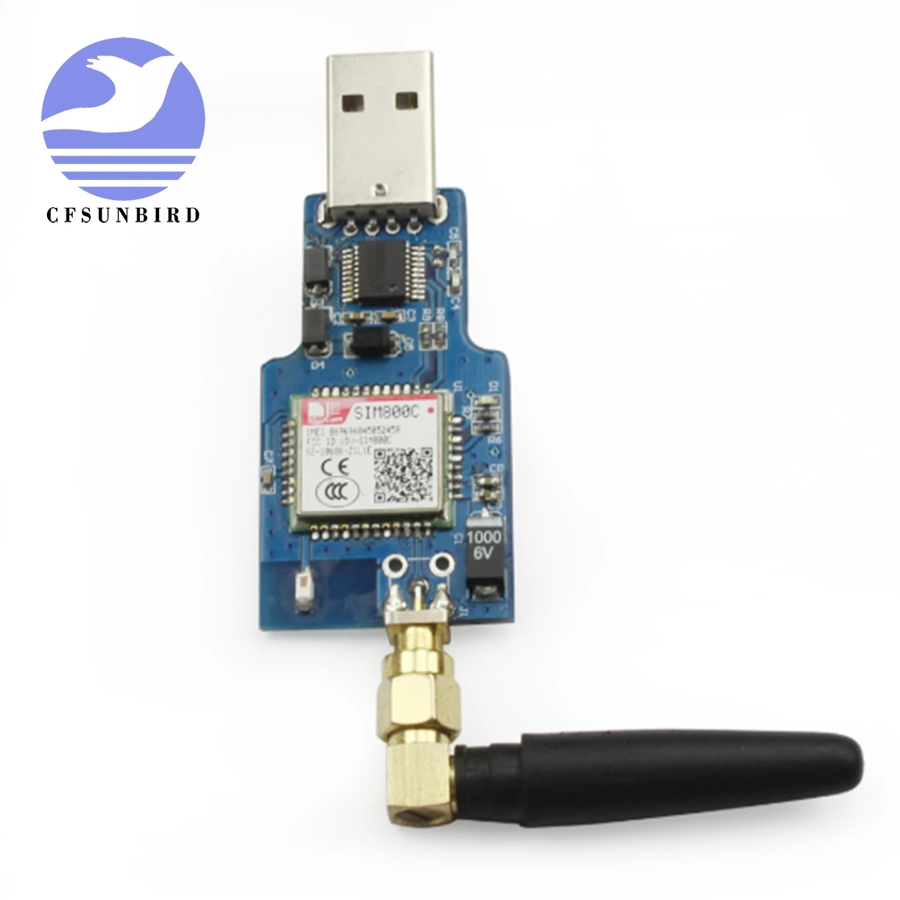 Последовательный модуль GPRS SIM800C с поддержкой Bluetooth Sim900a антенной|Интегральные