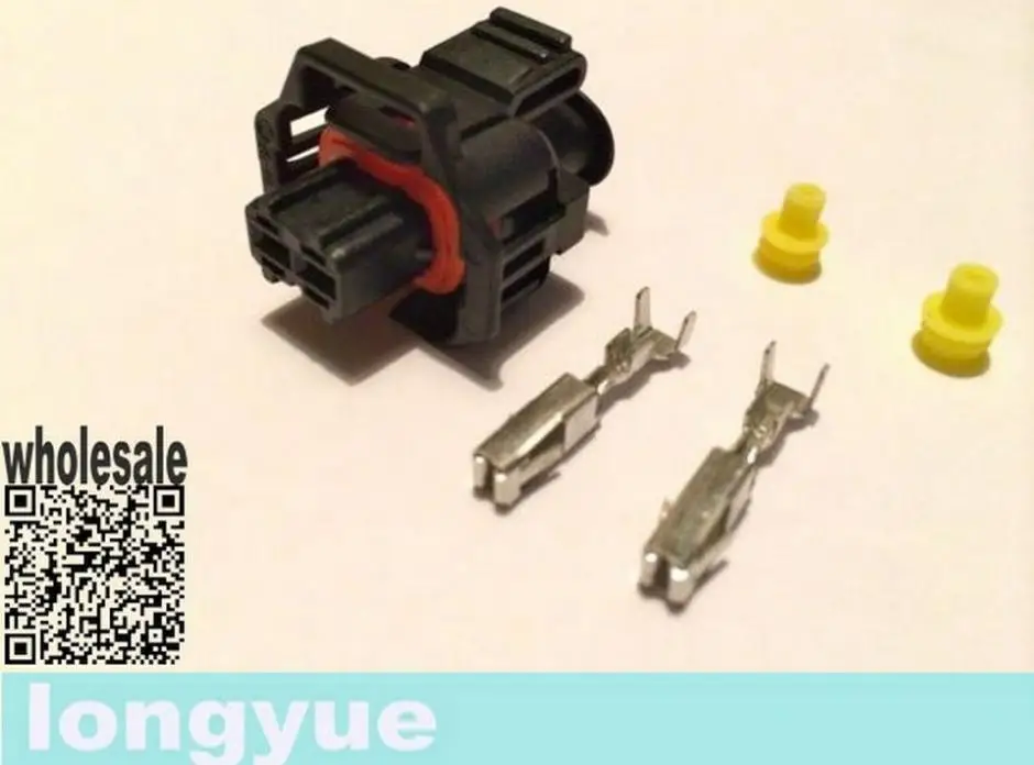 

longyue 2pcs 2 way connector For 03'-10' 6.0L & 4.5L Power Stroke PowerStroke Alliant Power