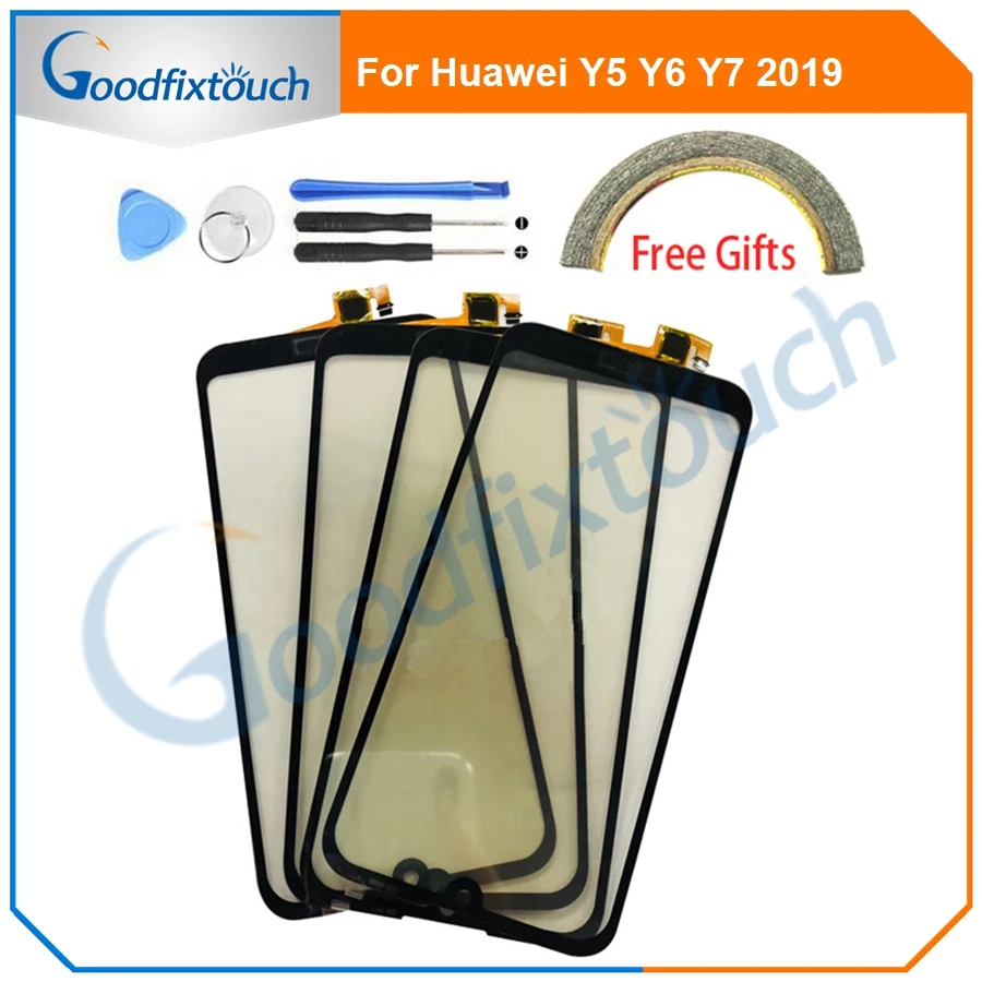 Для Huawei Y7 2019 / Y6 Y5 Передний сенсорный экран дигитайзер панель Датчик Стекло