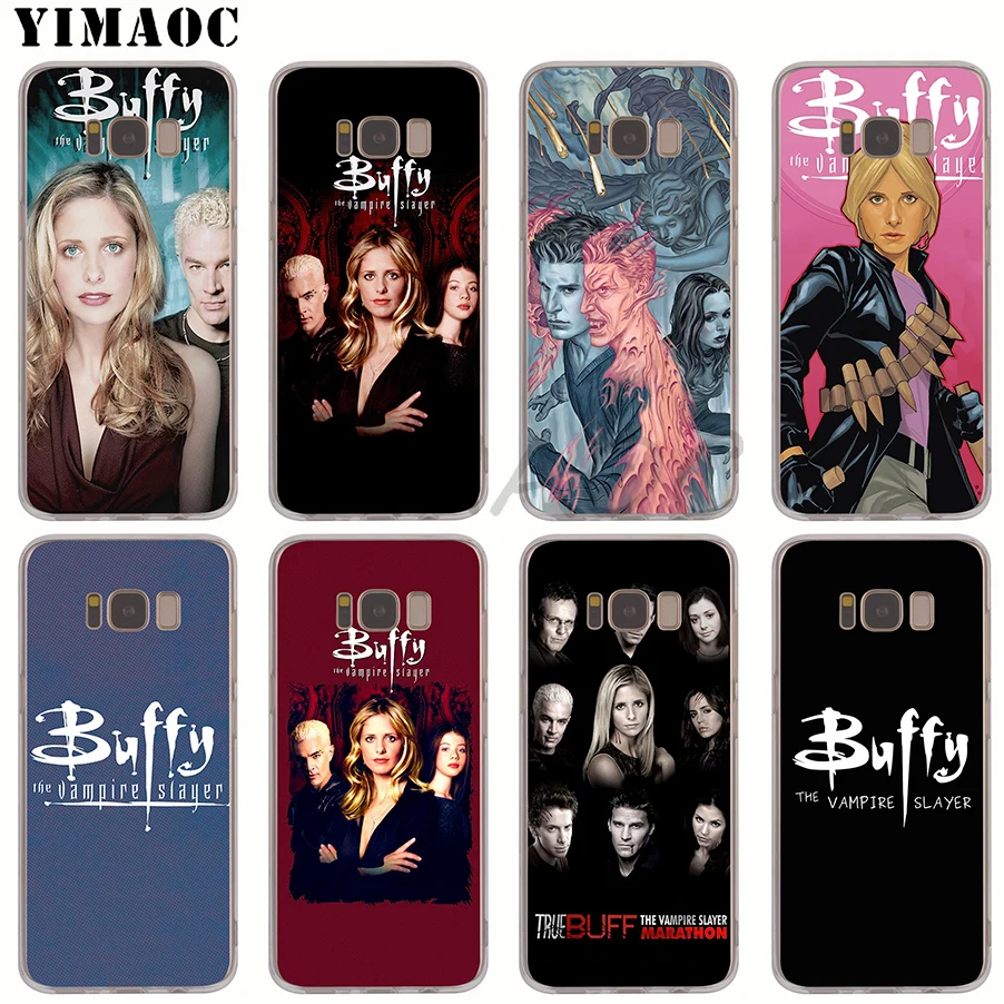 

YIMAOC Buffy The Vampire Slayer Soft TPU Case for Galaxy A5 A6 A7 A8 A9 J3 J5 J6 J7 EU Version S7 S10 Edge S8 S9 Plus Note 8 9