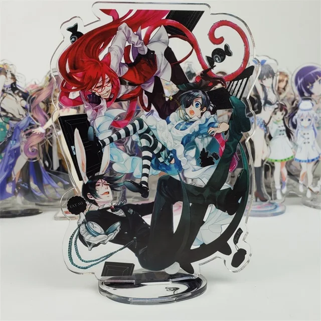Anime Black Butler Ebastian Michaelis Cosplay Acrylic Stand Figure Model Plate Anime Black Butler Ebastian Michaelis Cosplay Acrylic Stand Figure Model Plate