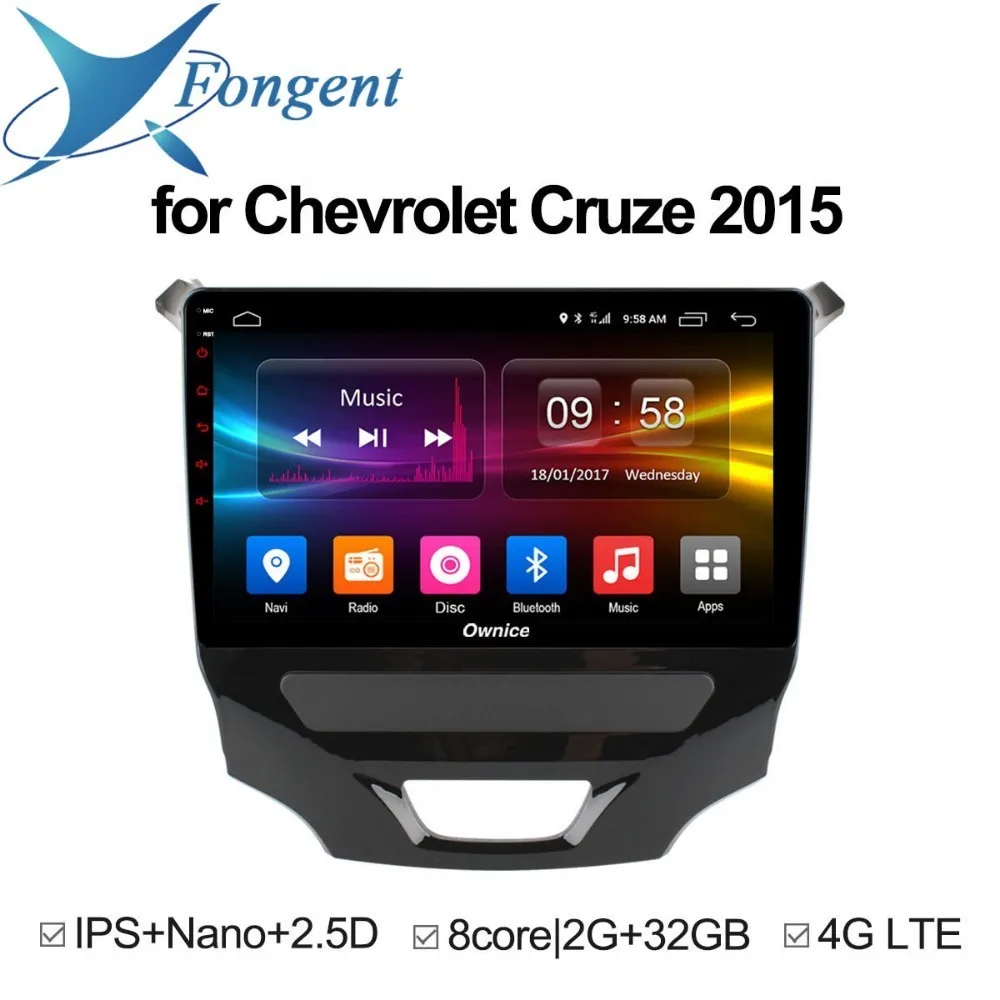 

for CHEVROLET CRUZE 2015 Car android Unit Auto Stereo Audio Radio DVD Intelligent GPS Navigation System multimedia Player DAB+