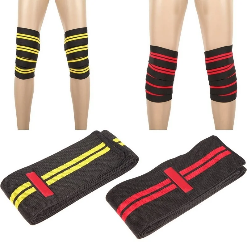 1 pc NEW Knee Support Weight Lifting Power Lifter Knee Wraps Gym