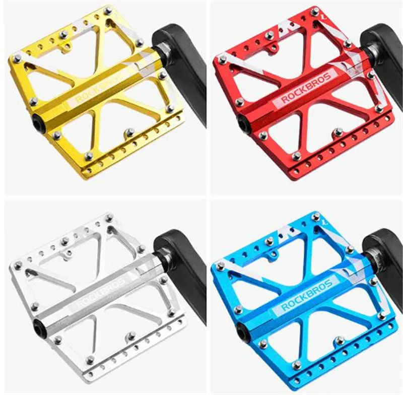 ROCKBROS Bicycle Pedals Aluminum Alloy Ultralight BMX Bike Pedal Sealed 3 Bearing Pedals Road Mountain Cycling Bicycle Parts ROCKBROS Bicycle Pedals Aluminum Alloy Ultralight BMX Bike Pedal Sealed 3 Bearing Pedals Road Mountain Cycling Bicycle Parts