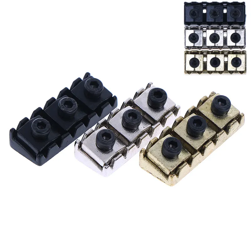 

43mm Zinc Alloy Electric Guitar Locking Nut String Lock with Wrench Guitar Parts & Accessories