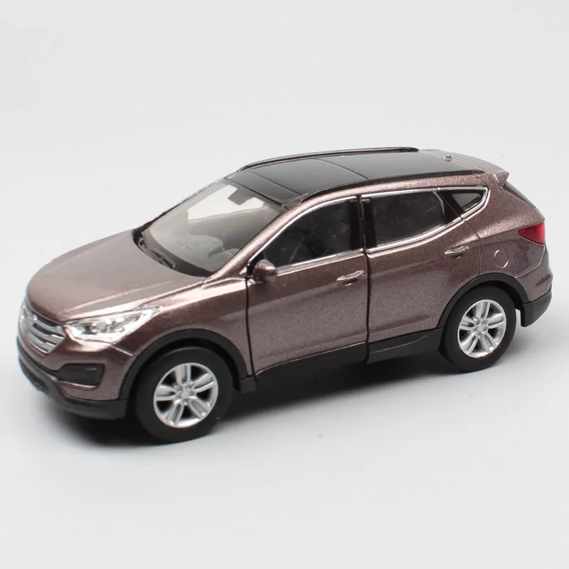 1/36 мини hyundai Santa fe Maxcruz SUV миниатюрные машинки металлические Литые под давлением оттягивающиеся Welly модели детские игрушки реплики для мальчиков