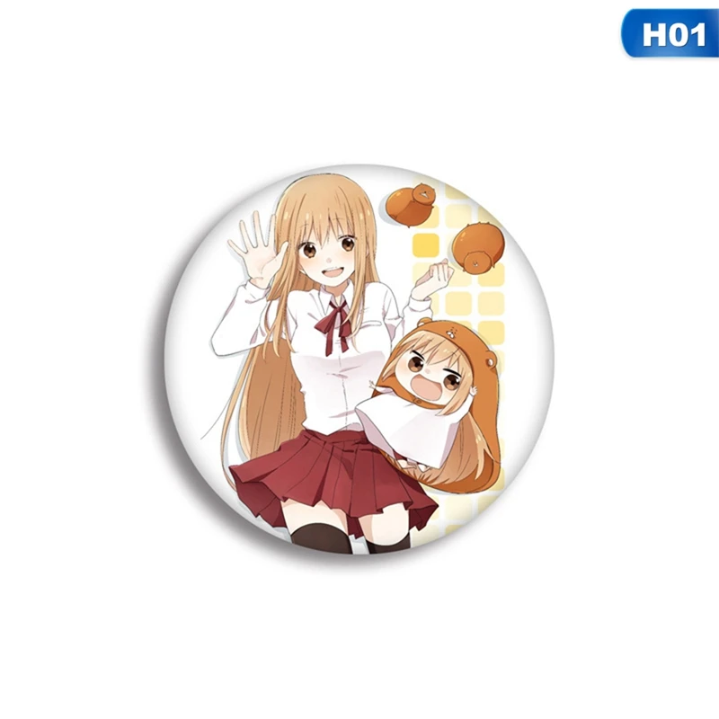 2019 мультфильм Himouto мультипликационный персонаж дома Умару брошь японская сестра
