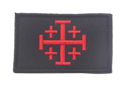 Вышитые военные нашивки полоса тактические заплатки для одежды emt крест Снайпер Франция Великобритания Испания Германия значки - Цвет: 39