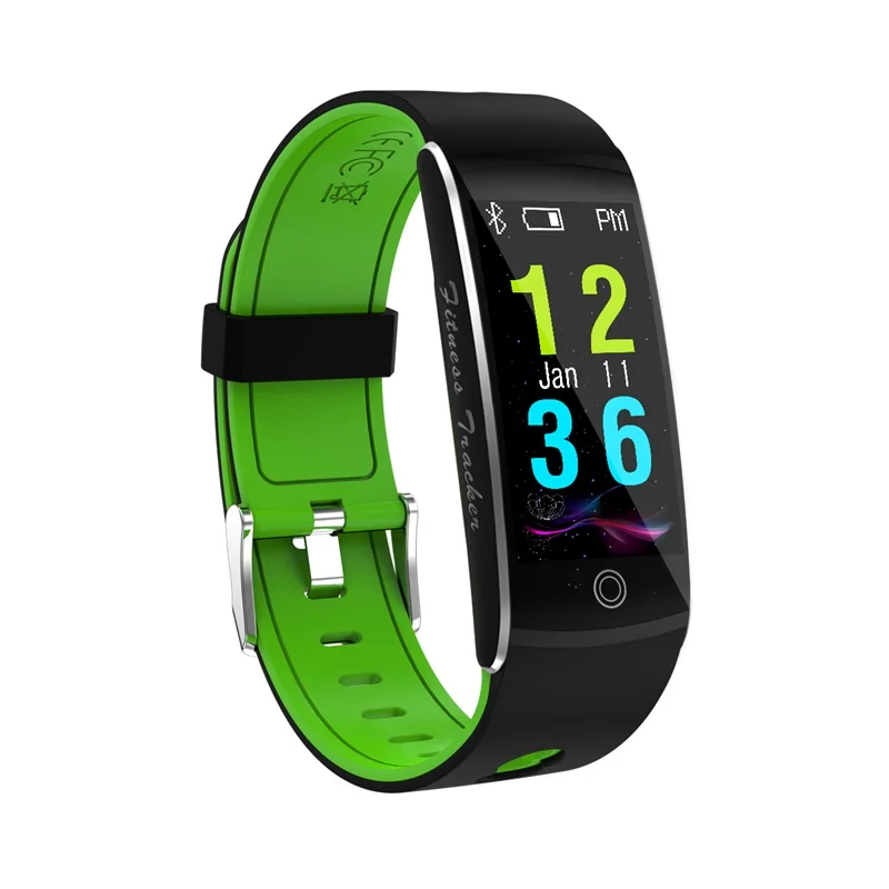 

696 F10 OLED Color Screen Bluetooth Smart Band Bracelet IP68 Waterproof Swim