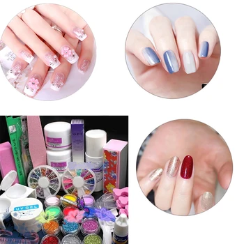 

32pcs/set Professional Nail Art Tools Kit UV Gel Finger Extension Nail Brushes Acrylic Powder Glitter Nail Decoration