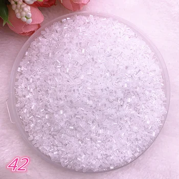 

DIY 2*2.5mm 800pcs/lot Czech Cylindrical Glass Bugle Beads European Seed Long Tube Two Hole Loose Beads For Jewelry Making #42