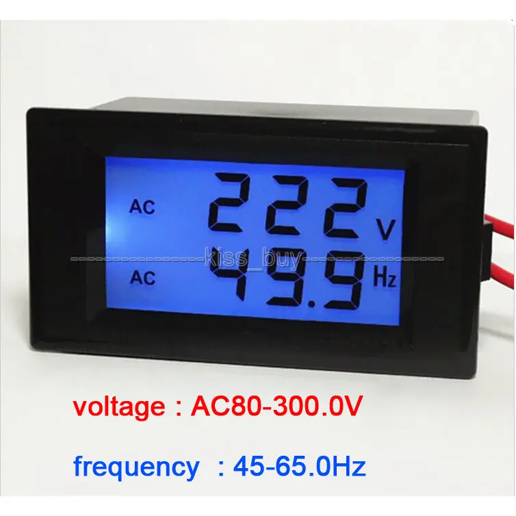 AC 220 В 380 В 100A ЖК-дисплей Напряжение ток питания частота цифровой комбинированный Панель метр