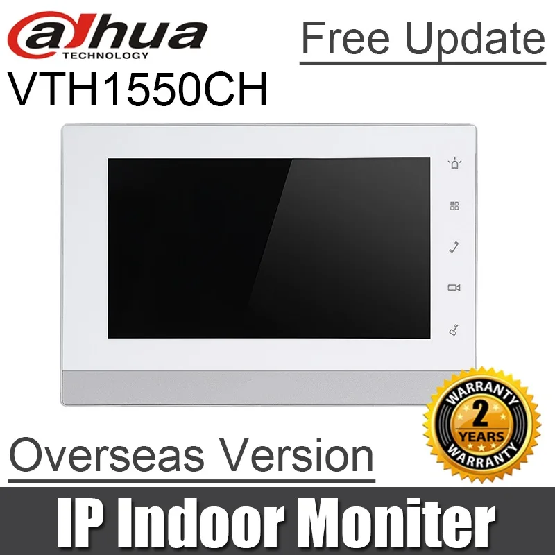 

Dahua OEM VTH1550CH Indoor Monitor 7-inch 800X480 Resolution Touch Screen Color IP Video Intercom