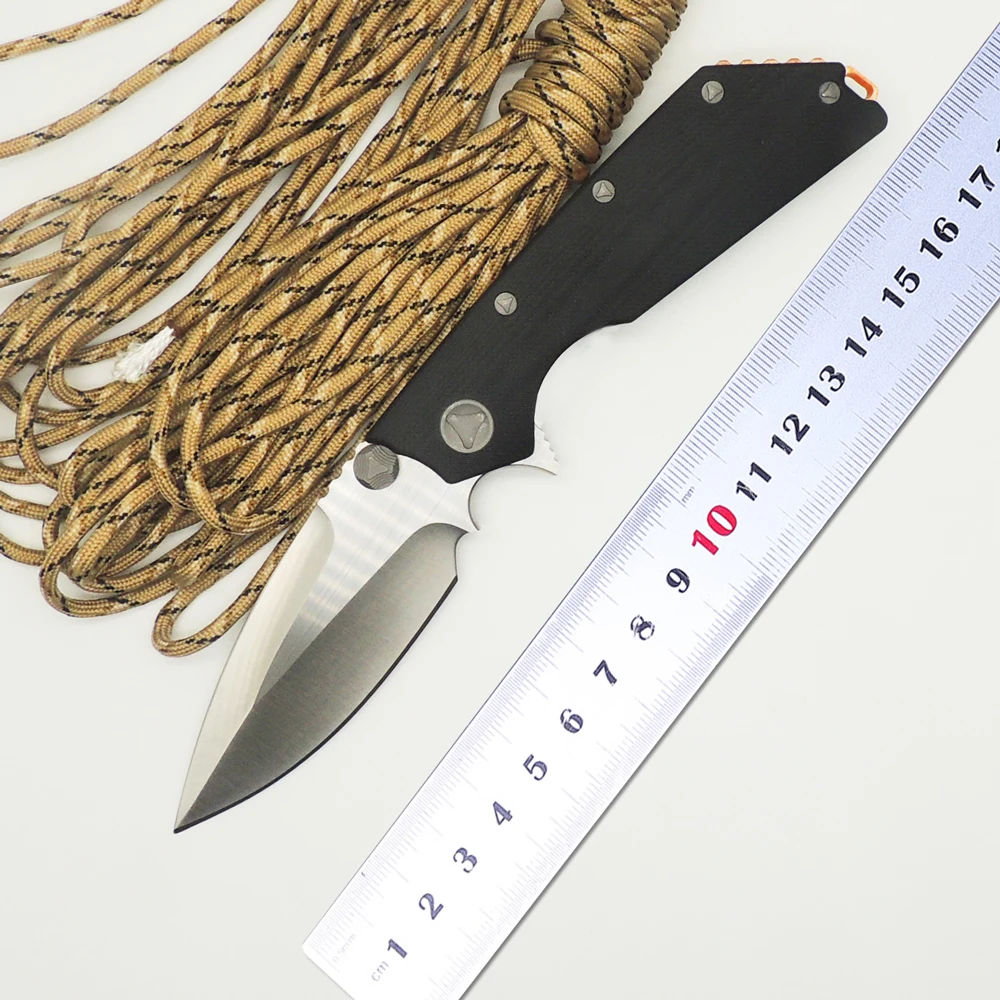 BMT DOC flip Tactical folding knife 9Cr18Mov blade G10 handle camping